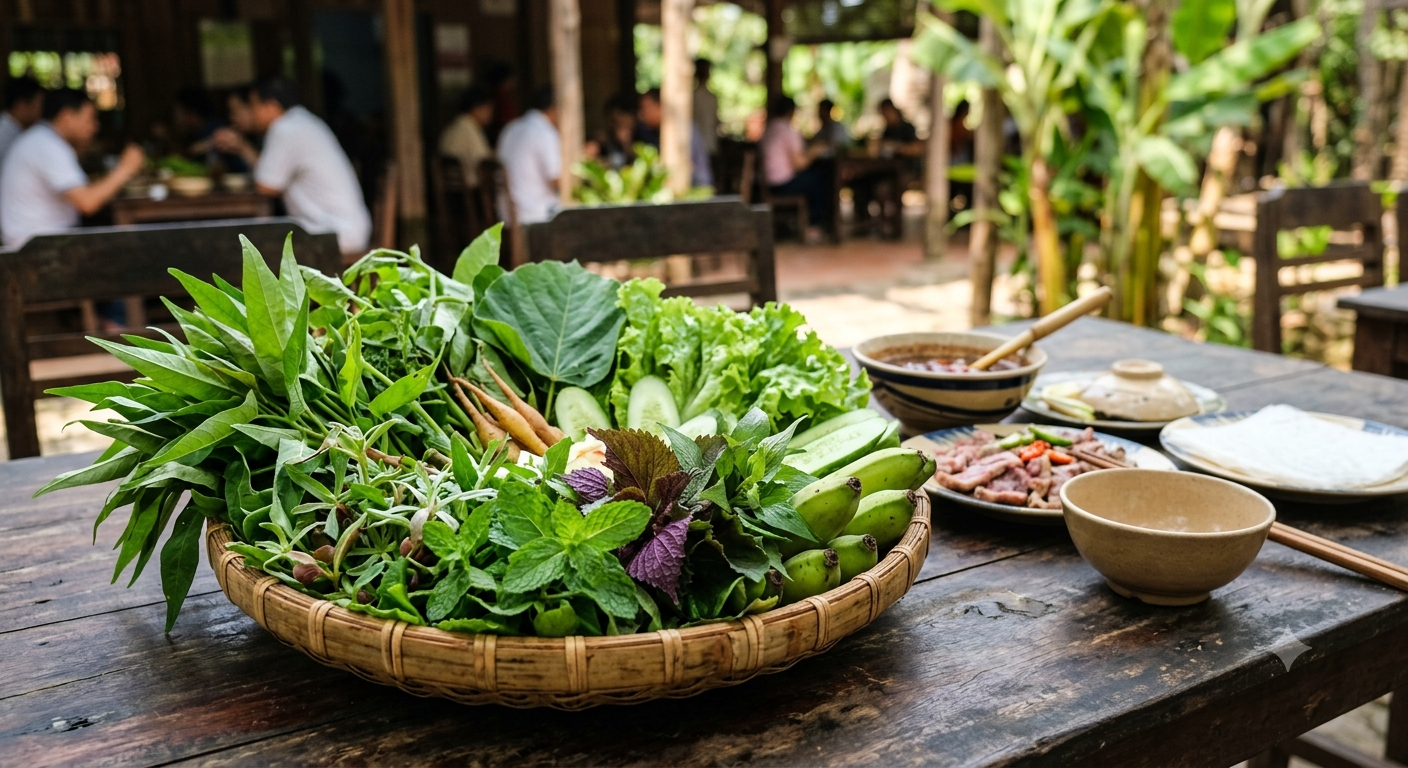 Rau Rừng và Rau Sống Đa Dạng: Thanh Mát và Cân Bằng
